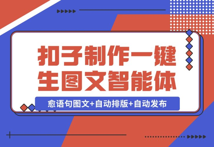 【2024.12.16】我用Coze做个一键生成治愈语句图文+自动排版+自动发布的智能体-老张项目网